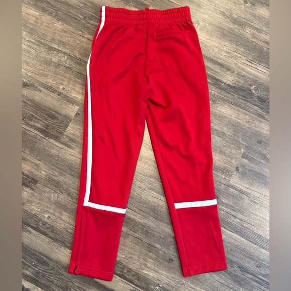 NWT ADIDAS UNDER THE CITY LIGHTS Warm Up Red White Sweatpants - Picture 10 of 14